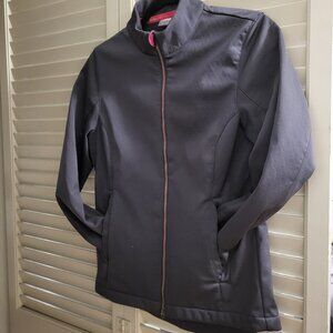 Women's Puma Grey/Pink Lightweight Softshell Jacket Small